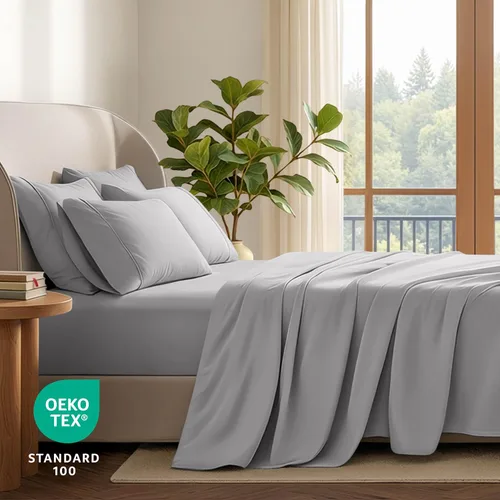 Miniatura 6 de Bare Home Hotel Luxury - Juego de sábanas Twin XL, extra suave, 4 piezas, bolsillos profundos, fácil ajuste, fresco y transpirable, resistente a