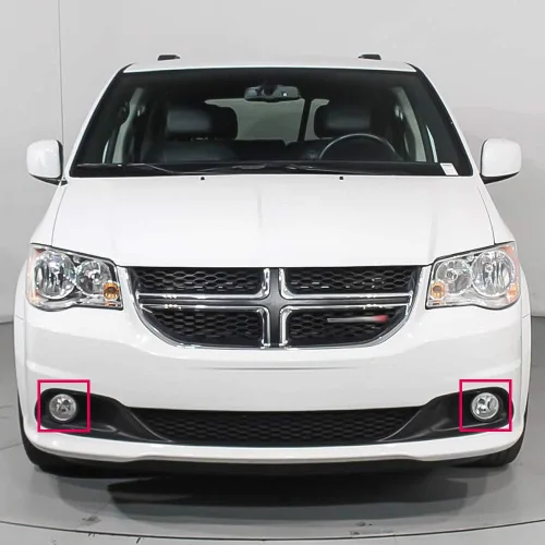 Miniatura 7 de PIT66 Conjunto de luces antiniebla para parachoques delantero compatible con Dodge Charger 2006-2009/Dodge Challenger 2008-2010 con bombillas