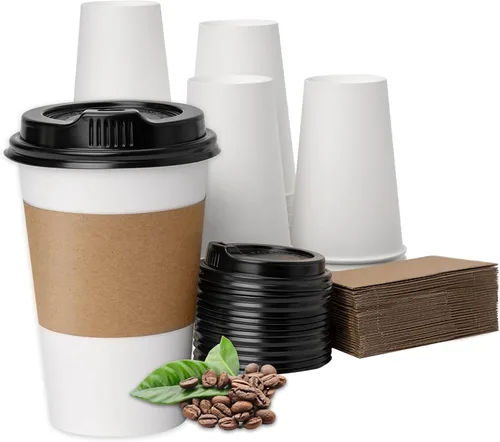 Miniatura 27 de RACETOP Paquete de 300 tazas de café de papel de 3 onzas para baño, vasos desechables para enjuague bucal, vasos de papel pequeños para fiestas