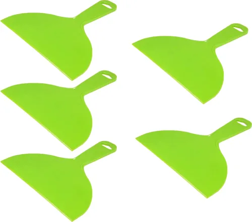 5 espátulas de masilla flexibles de plástico de 8 pulgadas, paquete de gran tamaño, desechable, herramienta de raspador de pintura de plástico