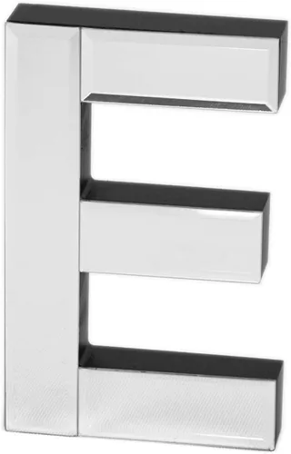 COLLECTIVE HOME - Letra decorativa de madera y vidrio espejado de 7 pulgadas de alto, decoración de pared para el hogar, el dormitorio y la oficina.