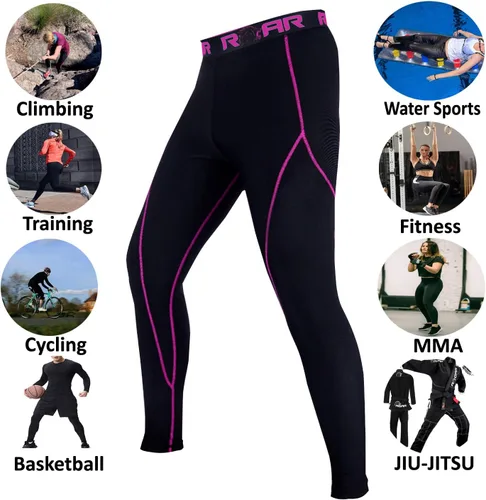 Miniatura 56 de Roar MMA - Pantalones de compresión para entrenamiento de gimnasio