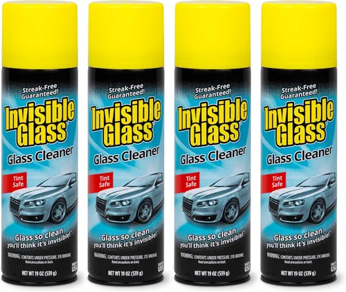 Miniatura 11 de Invisible Glass 91164-3PK limpiador de vidrio en aerosol premium para parabrisas y ventanas de automóviles y del hogar, limpiador de ventanas