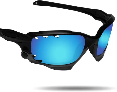 Miniatura 2 de Lentes de repuesto polarizados antiagua salada para Oakley Jawbone con ventilación de chaqueta de carreras con 2 pares empaquetados