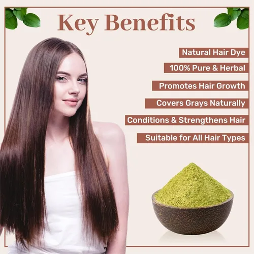 Miniatura 3 de SAMYAM Polvo índigo natural - 200g (7 oz) Tinte natural para el cabello, libre de químicos y PPD