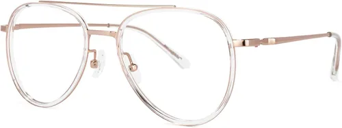 Miniatura 5 de Zeelool Readers Chic TR90 - Lentes de lectura estilo aviador para mujer con revestimiento antirreflectante estándar Ellis TX531583-03