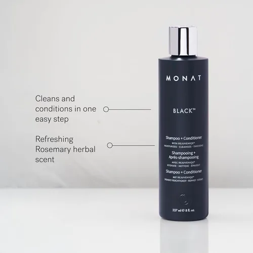 Miniatura 3 de Champú y acondicionador 2 en 1 para hombres de Monat, mejora el crecimiento natural del cabello