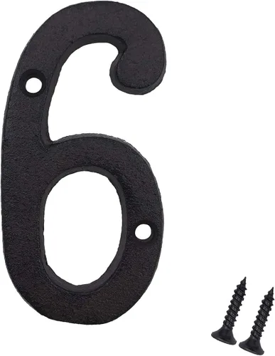 Miniatura 12 de YOUCC-XX - Números de casa de 3 pulgadas, número de buzón de hierro fundido, número de dirección de casa.