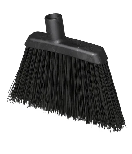Miniatura 9 de Carlisle FoodService Products Duo-Sweep Escoba de plástico para escombros pequeños con asa, 48 pulgadas, color negro, (paquete de 12)