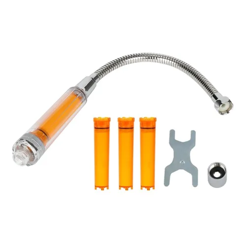 VCF-50V Filtro de ducha en línea ultra compacto de vitamina C también conocido como SUF-50V