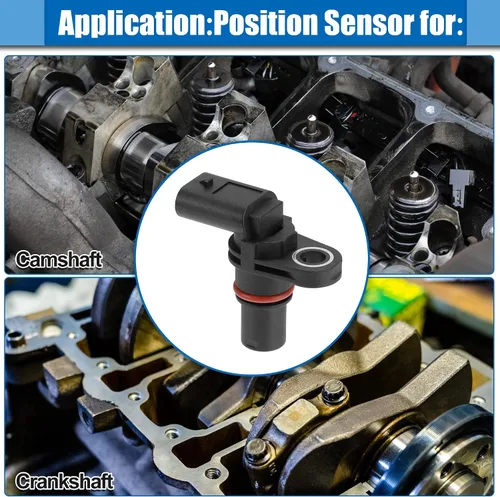 Miniatura 3 de X AUTOHAUX SEB1853 SU12964 Sensor de posición del cigüeñal del árbol de levas del coche para Volkswagen Tiguan 2009-2016 para Audi A7 Quattro