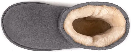 Miniatura 3 de Zizor Pantuflas cortas acogedoras para mujer, cálidas, de invierno, con forro mullido