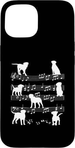 Miniatura 6 de iPhone 11 Músico Perro Jugando en Notas Musicales Amante de la Música Piano Case