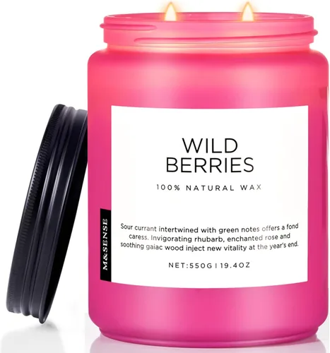 Miniatura 32 de M&SENSE Ode to Winter - Vela perfumada para el hogar, cera de soja natural, mecha de algodón, aroma de invierno, 7.05 onzas hasta 50 horas de tiempo