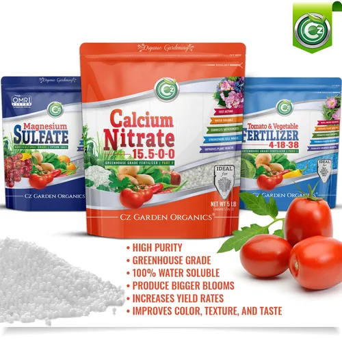Miniatura 3 de Fertilizante de Nitrato de Calcio 15.5-0-0 - Hecho en EE.UU. - Alimento Vegetal Grado Invernadero de 5 Libras para Hidroponía, Plantas y Jardines