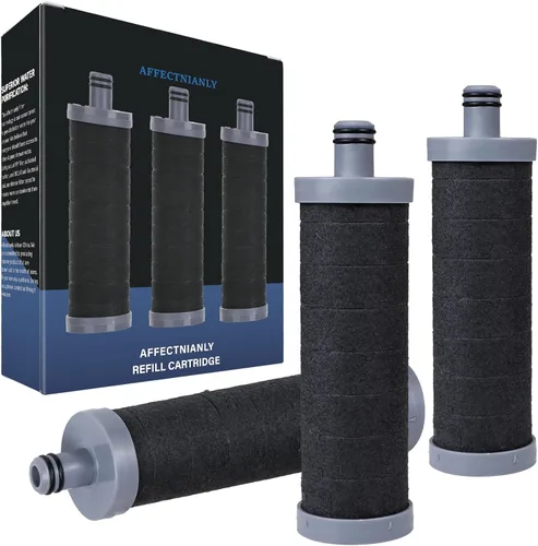 Miniatura 11 de Cartucho de filtro de ducha de carbono, 1 unidad, compatible con sistema de filtro de ducha, reduce el cloro, metales pesados y otras impurezas