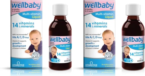Miniatura 5 de Vitabiotics Wellbaby - Líquido multivitamínico para el sistema inmunológico para bebés y bebés de 6 meses a 4 años - 5.1 fl oz