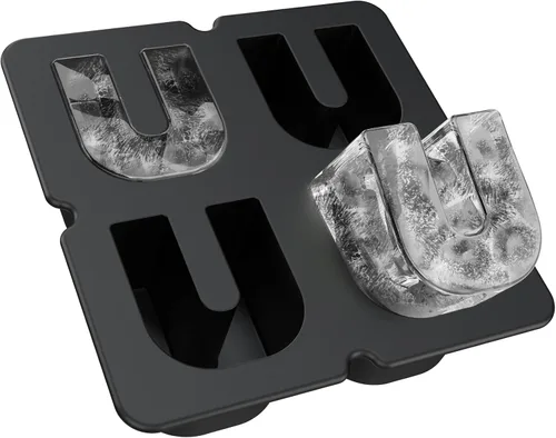 Miniatura 14 de Molde personalizado para cubitos de hielo Letra N - Molde de hielo de silicona con letras para moldes de cubitos de hielo personalizados y moldes