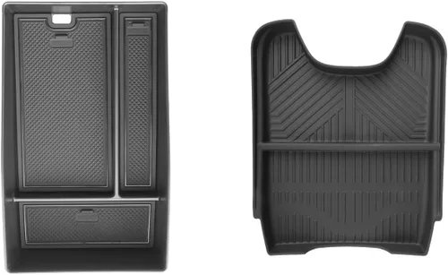 SHAOHAO 2 unidades para Honda HR-V 2026 2027 Organizador de consola central y organizador inferior para Honda HR-V HRV 2023 2024 2025 2026 2027