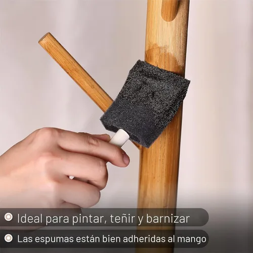 Miniatura 6 de Bates - Juego de bandejas de pintura, rodillos de pintura, pinceles de pintura para pared, bandeja, cepillo de rodillo, 11 piezas de suministros