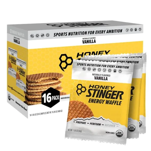 Miniatura 17 de Honey Stinger Gofre de Mantequilla de Maní Orgánica, Stroopwafel Energético para Ejercicio, Resistencia y Rendimiento, Nutrición Deportiva