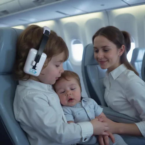 Miniatura 6 de Decibel Defense Jr. - Orejeras de protección auditiva NRR de 28 dB para niños, para bebés, bebés y niños pequeños, perfectas para la escuela, Azul