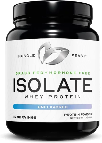 Miniatura 23 de Muscle Feast Proteína de suero aislada de vacas alimentadas a pasto, totalmente natural sin hormonas, criadas en pasto, Proteína de suero aislada