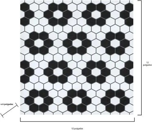 Miniatura 5 de FloorPops FP3931 Azulejos negros Biscotto adhesivos para el suelo