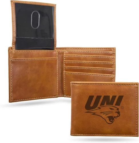 Miniatura 56 de NCAA Rico Industries Cartera Billetera con Grabado Láser Cartera Billetera con Grabado Láser - Diseño Delgado - Gran Regalo