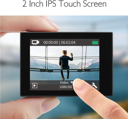 Miniatura 2 de AKASO EK7000 Pro 4K30FPS 20MP WiFi Cámara de acción y 7 en 1 Kit de accesorios para cámara de acción