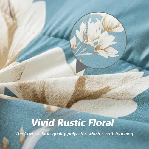 Miniatura 6 de MAXYOYO Colchón de futón con estampado floral, colchón de suelo japonés acolchado para cama, almohadilla para dormir extra gruesa plegable, tumbona