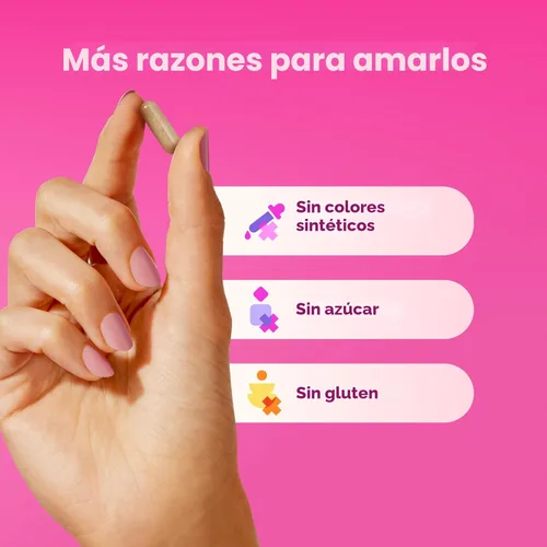 Miniatura 6 de OLLY Happy Hoo-Ha Cápsulas, probiótico para mujeres, salud vaginal y equilibrio de pH, 10 mil millones de CFU, sin gluten, 25
