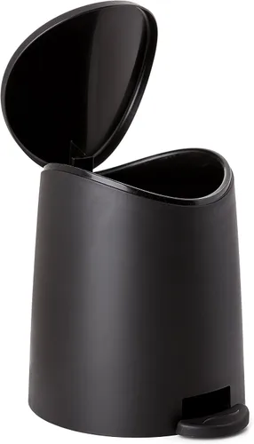 Miniatura 3 de Tatay Cubo de baño con pedal estándar 3L Diseño práctico y funcional Hecho de materiales altamente resistentes Compacto y fácil de usar Negro