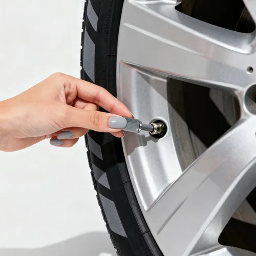 Miniatura 38 de Outus 20 tapas de vástago de válvula de neumático, tapas universales de plástico para vástagos de válvula de automóvil, bicicletas, automóviles