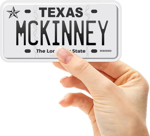 Miniatura 11 de Calcomanía para placa de matrícula de Texas, elige entre más de 50 ciudades de TX, calcomanía para parachoques de Texas para automóvil, calcomanías