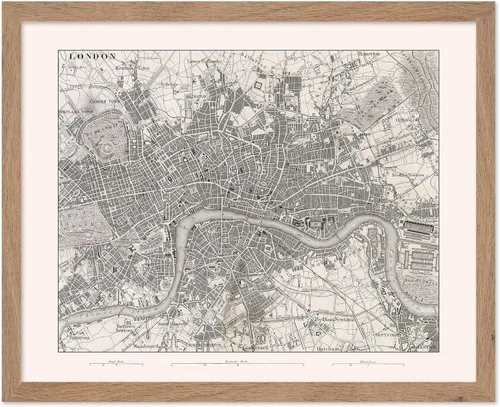 Miniatura 28 de Monem Art Mapa Monumental Vintage de Florencia Impresión - Póster de Viaje Retro - Arte de Italia - Gran Regalo para Hombres, Mujeres, Amantes