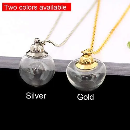 Miniatura 5 de Minyose - Locket de cristal rellenable hueco, 2