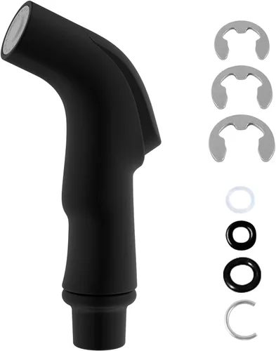 Miniatura 8 de Cabezal rociador lateral universal para fregadero de cocina, accesorio de rociador de fregadero de repuesto compatible con Delta, Moen, Kohler, Cromo