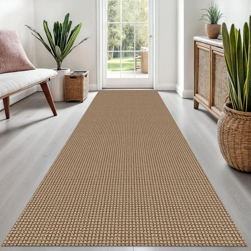 Miniatura 101 de EARTHALL Alfombra de pasillo 3x14 pies, alfombras lavables extra largas para pasillos, tejidas, antideslizante, alfombra trenzada para entrada