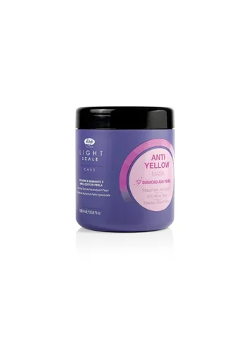 Miniatura 12 de Lisap Mascarilla de cabello morado para cabello rubio, plateado y gris, mascarilla antiamarillo y latón para cabello dañado, acondicionador profundo