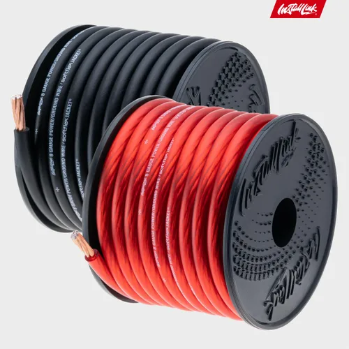 Miniatura 9 de Install Link Cable de alimentación o tierra de calibre 8 AWG de 25 pies, color rojo, 25 pies negro (50 pies en total), CCA Cable de alimentación