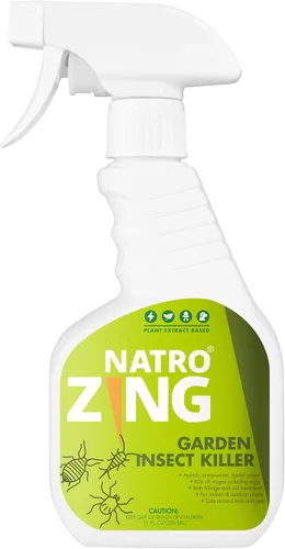 Mata insectos de jardín de 11 onzas, control de plagas para plantas en interiores y exteriores, mata pulgones, cochinillas, ácaros y mosquitos en
