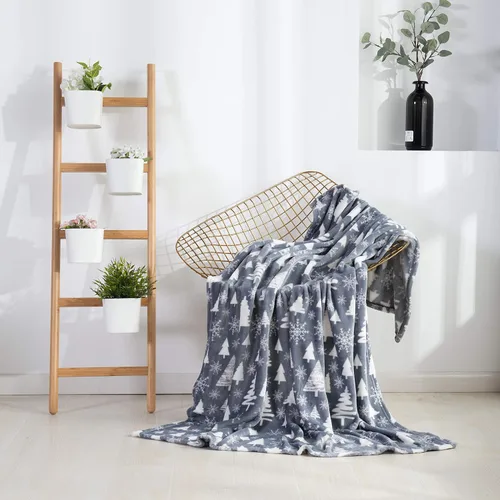 Miniatura 3 de Valerian - Manta de terciopelo de lujo súper suave y ligera con estampados de felpa - Decoración del hogar para todo el año, manta cálida