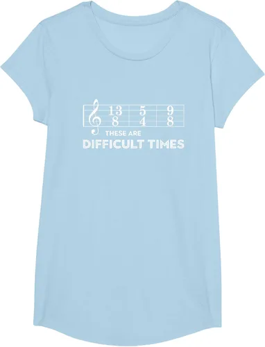 Miniatura 15 de Musician - Camiseta con texto en inglés "These are Difficult Times", talla S
