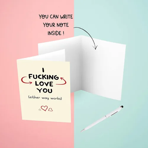 Miniatura 3 de Cheerin Divertida tarjeta de aniversario con sobres, tarjetas de amor traviesas para él y ella, tarjeta romántica para marido, esposa, prometido