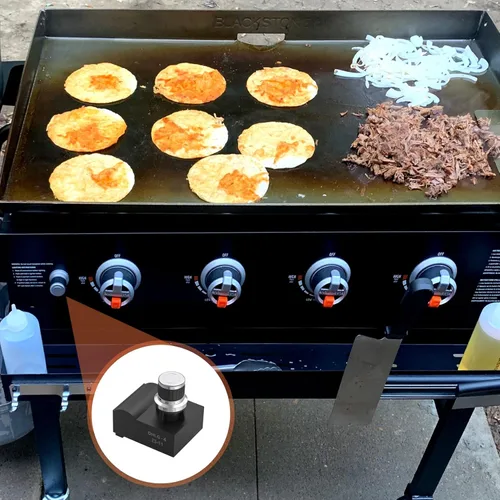 Miniatura 9 de Encendedor electrónico de parrilla de 4 salidas con paquete de 4 agujas de encendido para parrilla Blackstone de 36 pulgadas, kit de reemplazo