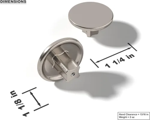 Miniatura 3 de Paquete de 10 tiradores de metal sólido para gabinetes de baño y decoración del hogar, manijas de gabinete de cocina de metal inoxidable Paquete