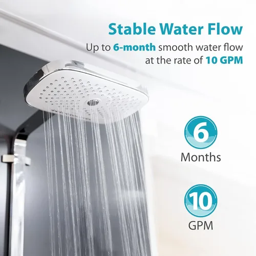 Miniatura 8 de AQUACREST AP431 Cartucho de repuesto para Aqua-Pure AP430SS, sistema de inhibición de básculas de agua para toda la casa, ayuda a prevenir