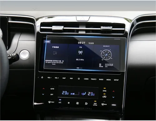 Miniatura 7 de CDEFG Para Hyundai Tucson y Santa Cruz para Kia K5 y Forte Accesorios Protector de pantalla Cubierta de pantalla de radio de navegación 2024 2023