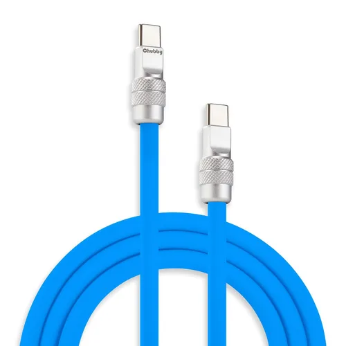 Miniatura 9 de chubbycable Chubby 2.0 USB C 240W Cable de carga rápida de silicona suave y duradero, cable de carga extra grueso compatible con iPhone 17-15 Series